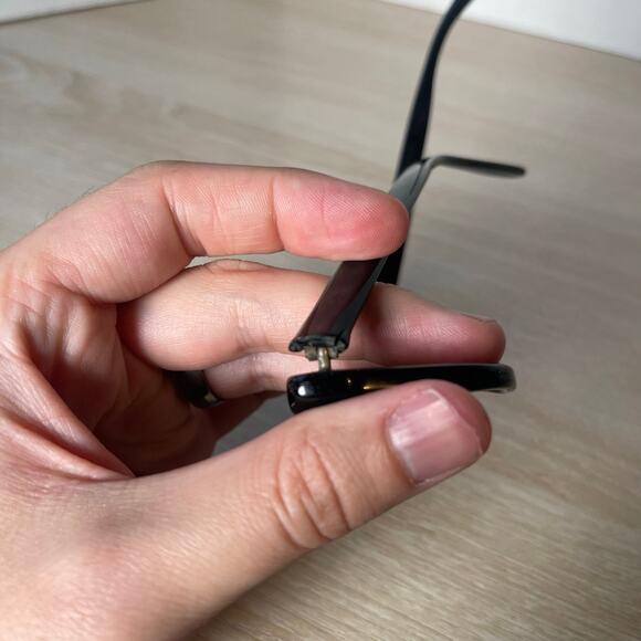 Vintage Bausch & Lomb 6 RARE! Sunglasses 14480 Polished Black B&L 51-22 READ - Picture 8 of 11